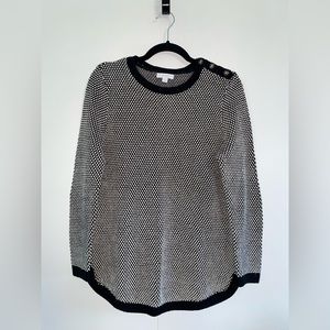 Charter Club Women’s Size Large Knit Sweater with Golden Flakes